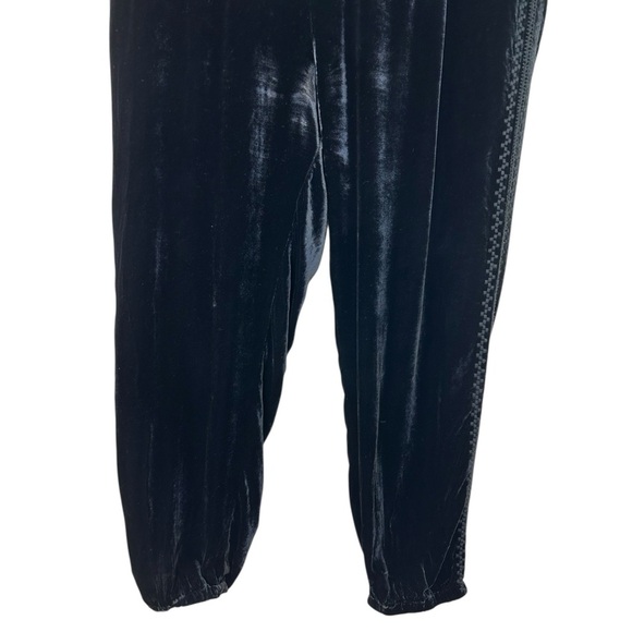 Johnny Was - Women’s Velvet Jogger Pants, Boho, Embroidered - Black, X-Large - Picture 10 of 17